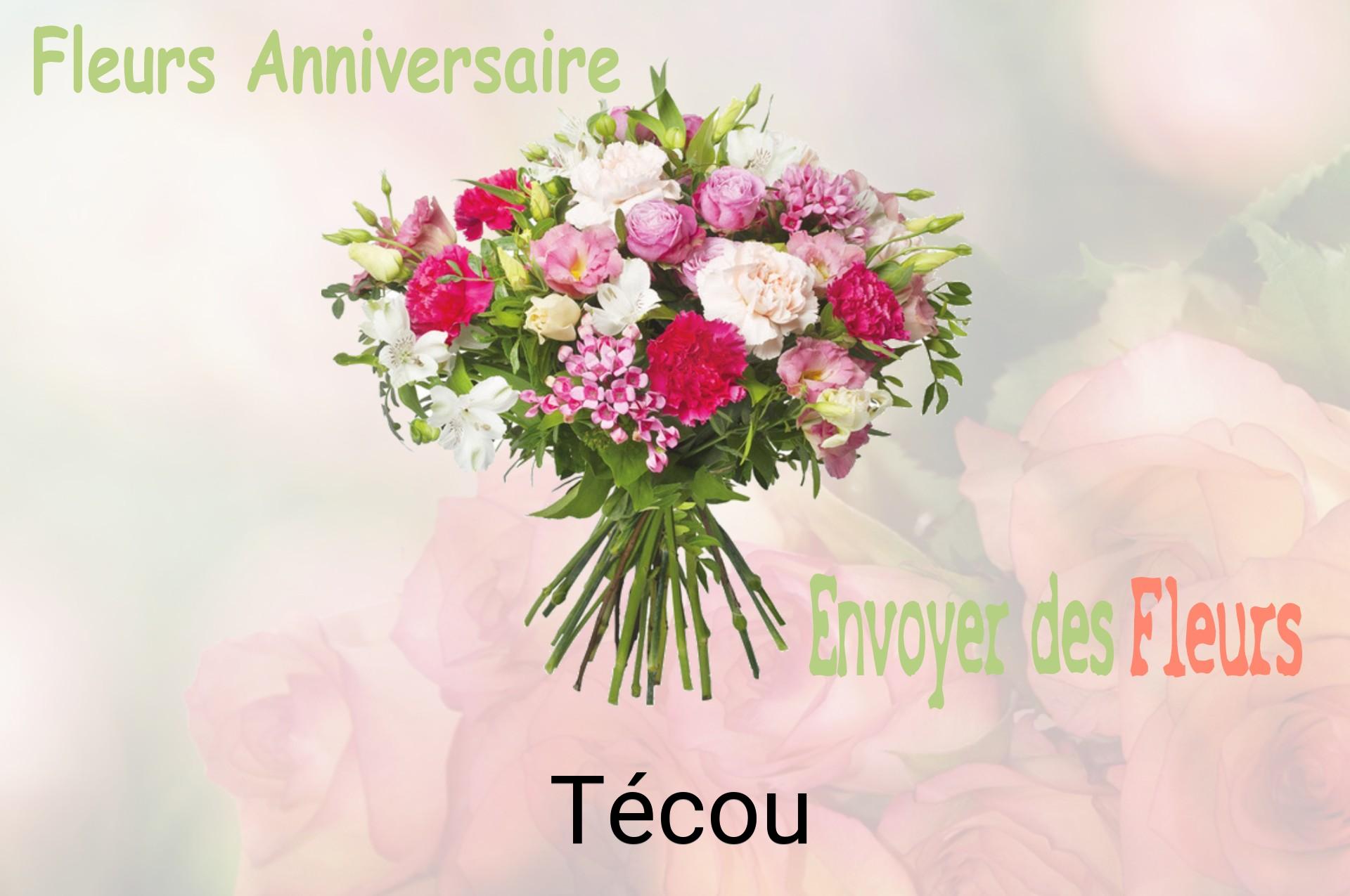 Bouquet de fleurs d’anniversaire livré à Técou